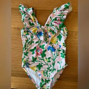 Floral Ruffle Swimsuit